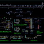 Slab and Stairs Reinforcement Details Autocad Drawing