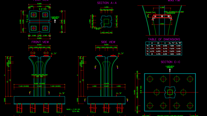 General Drawing Of Pier