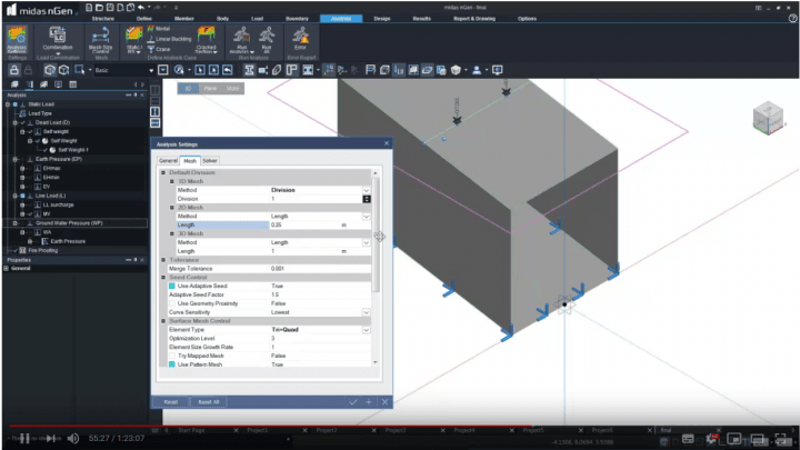 How to Analysis a Box Culvert in Midas nGen