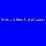 Soils and their Classification