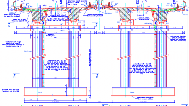 Standard Pier View Autocad Free Drawing