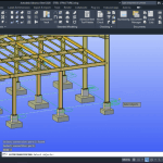 ADVANCE STEEL 2020 : WIND BRACING/ROD BRACING, PEDESTAL AND FOOTING