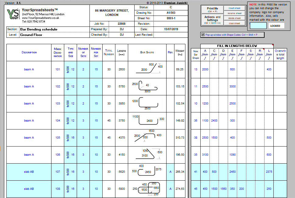 bar-bending-schedule-excel-sheet