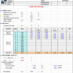 Bore Pile Design BS 8004 Excel Sheet