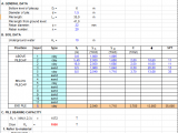 Bore Pile Design BS 8004 Excel Sheet