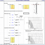 Bored Pile Design Foundation Excel Sheet