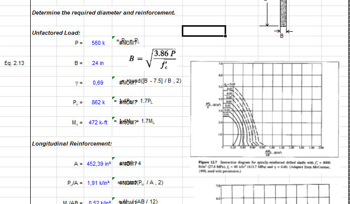 Bored Pile Design Foundation Excel Sheet