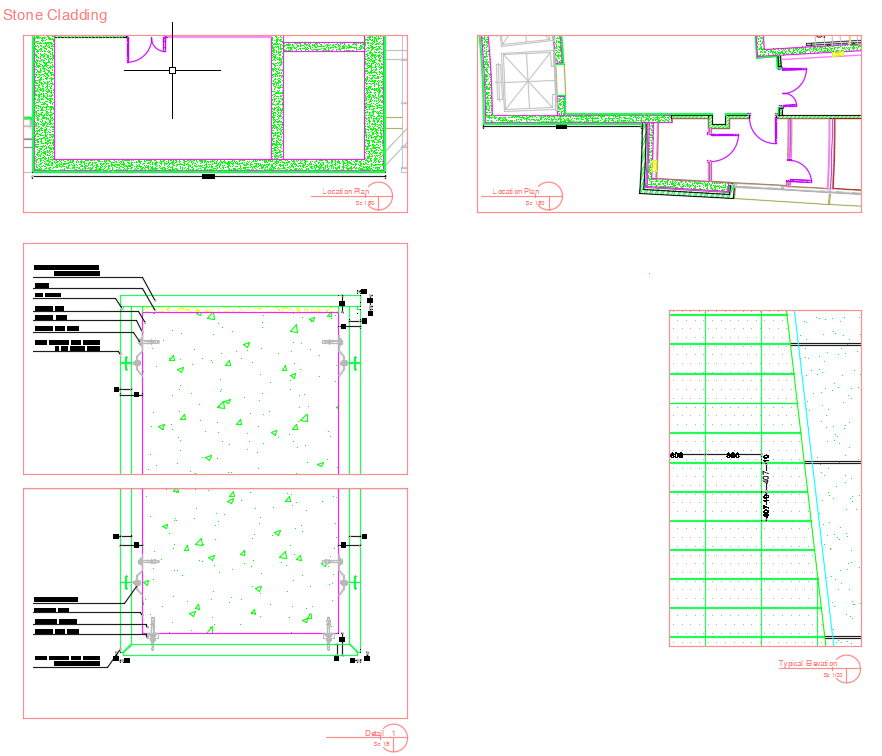 Cladding Details Autocad Dwg File - Wood Wall Cladding Details Dwg
