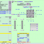 Column Analysis and Design to BS 8110.1985 Spreadsheet