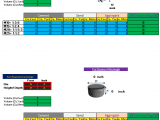 Concrete, Steel and Brick Volume Calculator Excel Sheet