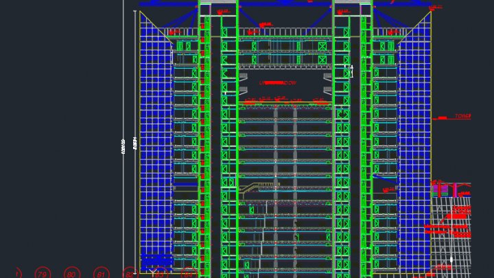 Curtain Wall Details Autocad DWG File