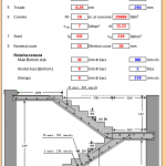 Design of Dog-Legged Stair Excel Sheet