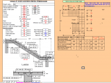 Design of Stair Case with Central Stringer Beam Spreadsheet