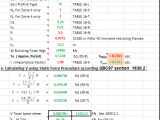 Earthquake Lateral Forces According too UBC97 Spreadsheet