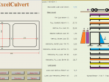 Excel Sheet Culvert Box calculation and drawing