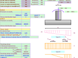 Isolated and Combined Footing Design to BS 8110.1985 Spreadsheet