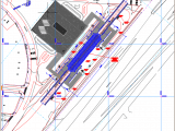 Metro Station General Arrangement and Layout Site Plan Autocad Drawing