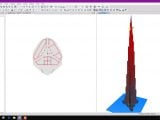 Modeling of Burj Khalifa in Etabs v17 with Column, Shear Wall and Floors