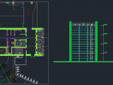 Panoramic Elevator Steel Structure Autocad DWG File