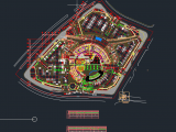 Pedestrian Ramps Profil and Layout Plan Autocad DWG File