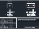 Reinforced Concrete Footing Details Autocad Drawing