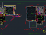 Roads connection Master Plan Autocad Drawing