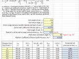 Soil Arching - Braced Excavation Excel Sheet