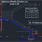 Staircase Details Autocad DWG File