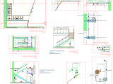 Stairs and Balustrades details Autocad DWG File