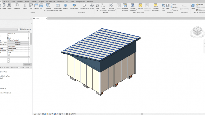 Steel Deck Frame Revit Model