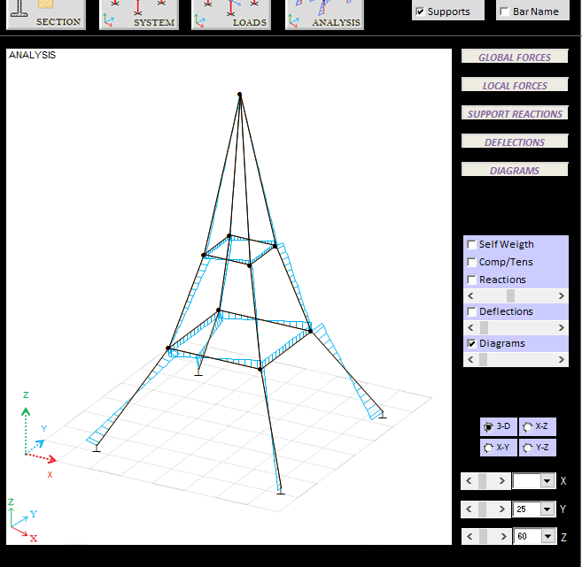 Structure Analysis With Finite Element Method Spreadsheet