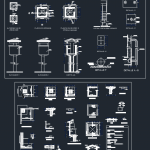 Tower Guard Booths Free Autocad Drawing