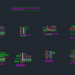 Water-Proofing Typical Details Autocad Dwg File