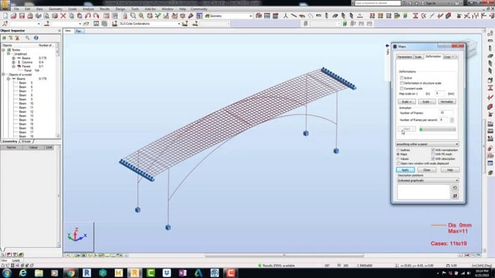 Designing, Analysis & Documenting of RCC Bridge Robot Structural Analysis Professional 2020