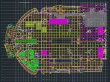 Ground Floor Steel Structural Layout Autocad Drawing