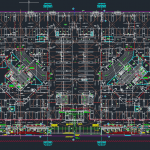 Hotel Basement Plan Layout Autocad Drawing