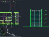 Panoramic Elevator Steel Structure Autocad DWG File