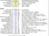 Snow Loading Analysis Excel Sheet