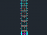 500 Tons Silo 3D Frame - Autocad Drawing