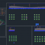 City Road Plan, elevation profil and cross section Autocad Drawing