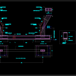 Foundation, Tie Beam and Strap Beam Details – Autocad Drawing