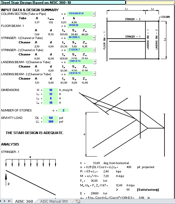 HOW-TO: Estimate Stair Stringers, Wall Rail &amp; Skirt Length with Excel