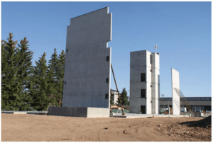 Tilt-up wall panel construction