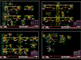 Typical Details for Steel Frame Autocad Drawing