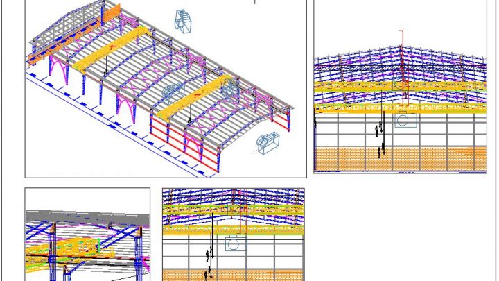 3d crane ship bridge Autocad Free DWG