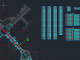 Bridge Settingout Template Autocad Free Drawing