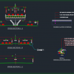 Bridge Typical Cross Section Details Autocad Free DWG