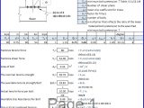 Combined Tension and Shear in a Slip Critical Connection Spreadsheet