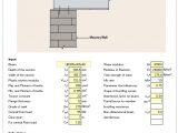 Euro Steel Beam Load and Rest on Bottom Flange Spreadsheet