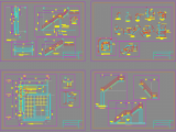 Metal Stair Details Autocad Drawing